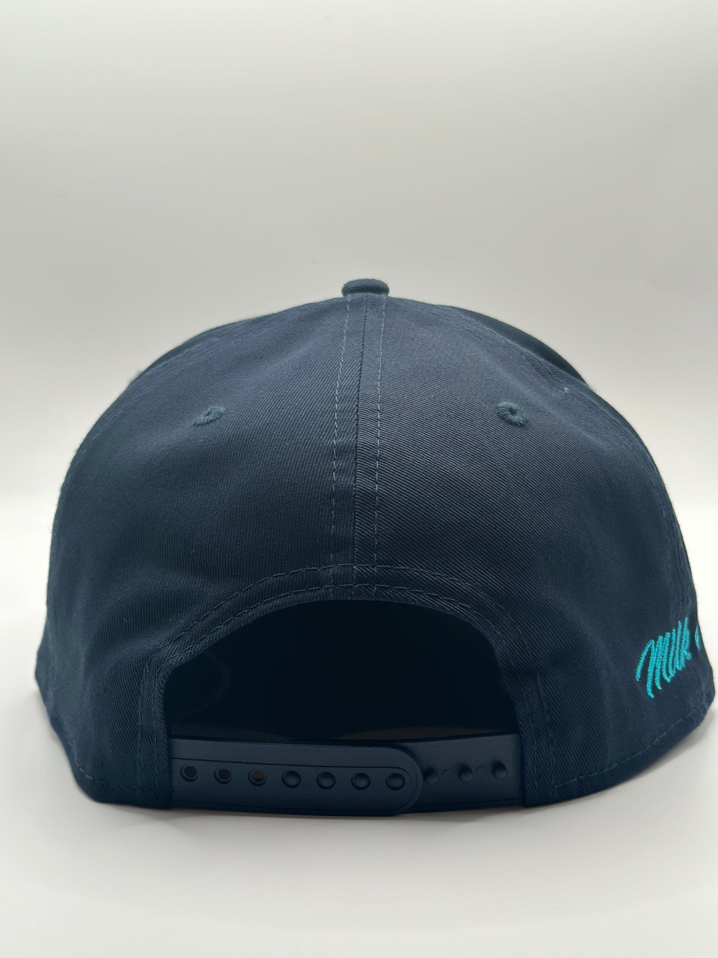 Navy blue snapback hat