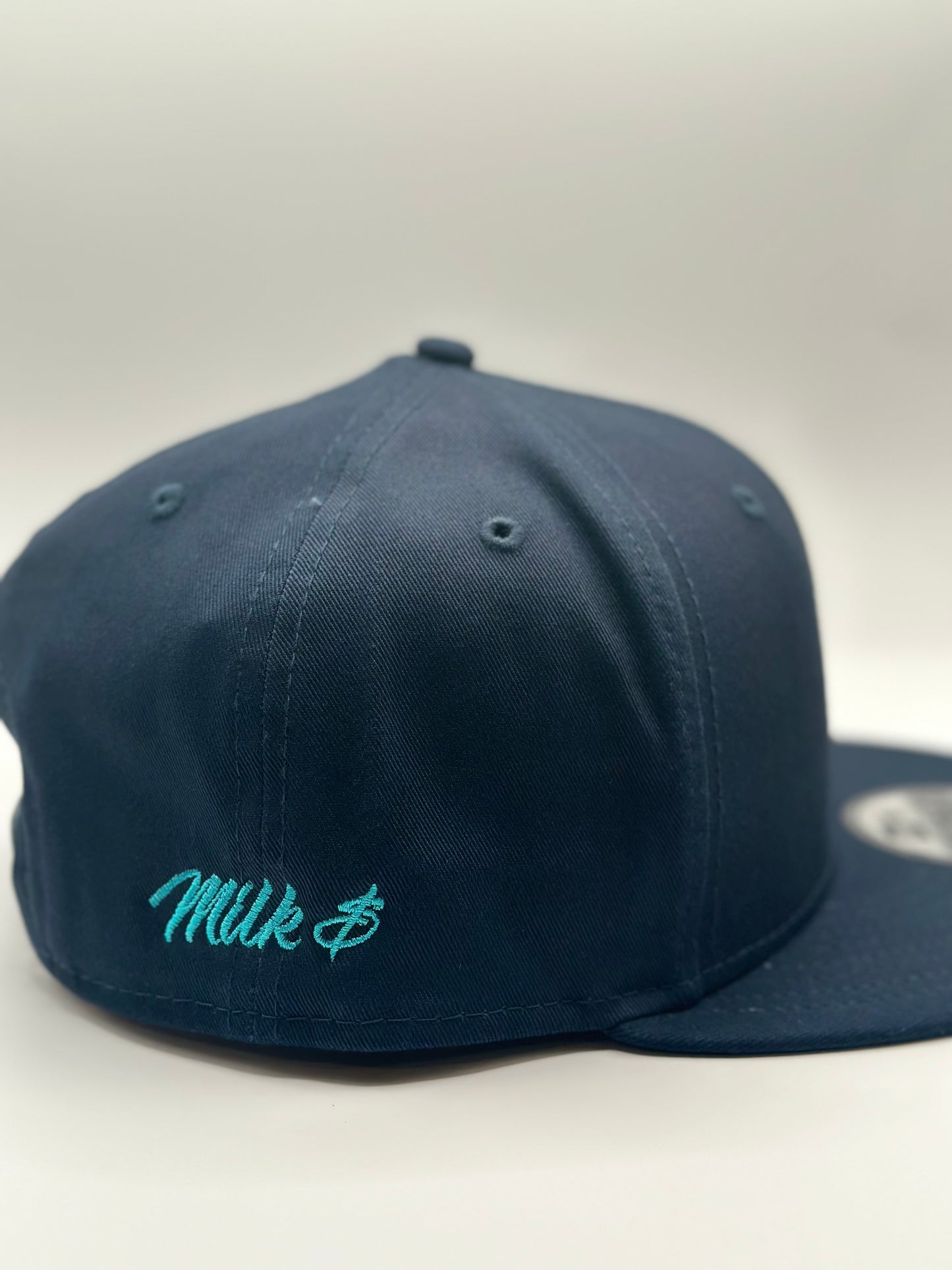 Navy blue snapback hat